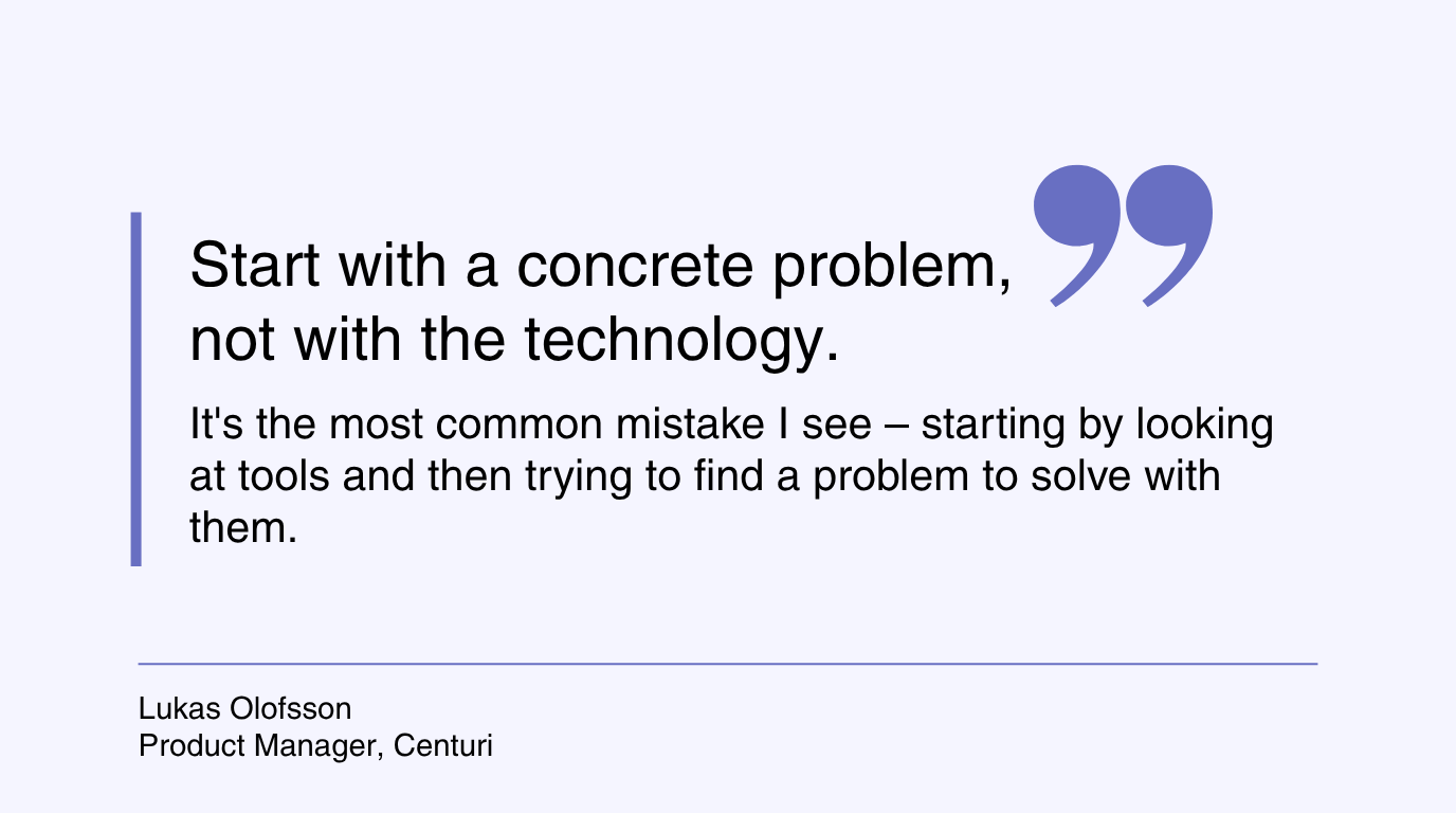 AI in quality management Lukas quote 1