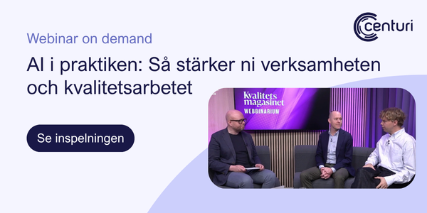 CTA image - webinar on demang - AI i praktiken