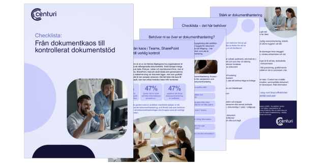 Preview av guiden: Från dokumentkaos till kontrollerat dokumentstöd